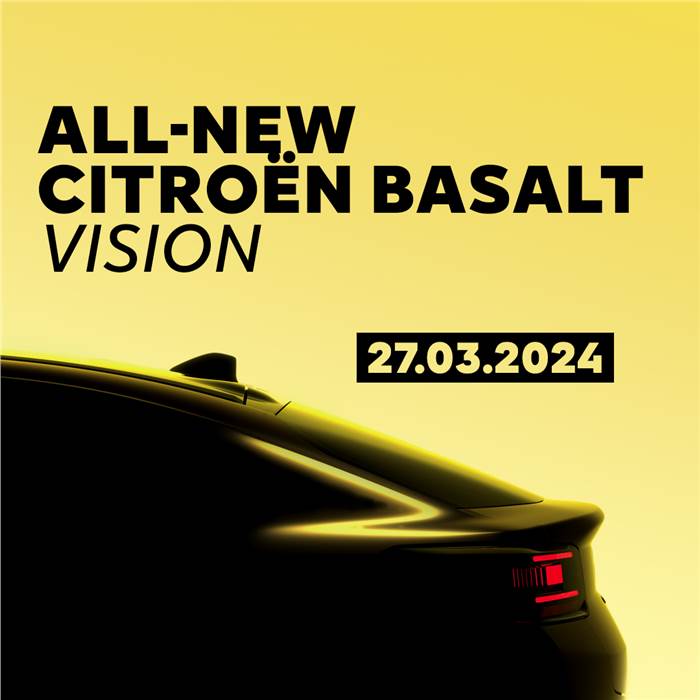 Citroen Basalt coupe SUV global debut on March 27